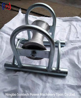 Haute qualité Durable rouleau de sol Type droit en nylon en alliage d'aluminium poulie robuste résistant à la Corrosion câble poulie bloc