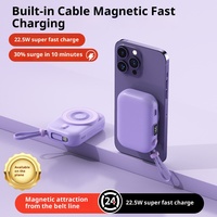 Batterie Li-Polymère à Charge Sans Fil 10000 mAh, Mini Power Bank Portable PD22.5W – Offre Spéciale