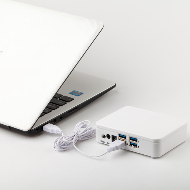 Factory Good Price High Quality 4 USB Laptop Notebook Use Anti Theft Security Display Alarm System with USB Cables