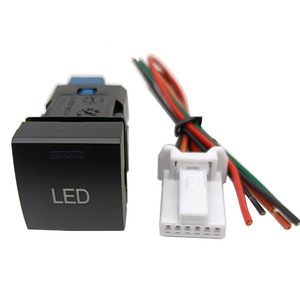 22.5*22.5 Mm Bán Buôn Phụ Tùng Ô Tô Thiết Bị Chuyển Mạch Thanh LED Sương Mù Chuyển Đổi Ánh Sáng Trung Quốc Nhà Máy Giá Xe Vuông Nút Điều Khiển Chuyển Đổi - Product Image 5