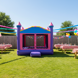 Château gonflable pour enfants, grand parc de jeux intérieur pour centre commercial, aire de jeux extérieure avec <span class=keywords><strong>trampoline</strong></span> et toboggan gonflable - Product Image 1