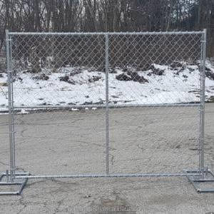 Clôture Temporaire en Maille Galvanisée à Assemblage Rapide Portable, Barrière Temporaire de Sécurité Facile à Assembler - Product Image 3