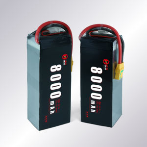 Batería Lipo 6s 22.8V 8000mAh 8Ah6S de Alta Tasa de Descarga 25C HD Li-Po para Drones, Paquete de Baterías para Vehículos de Ala Fija, VTOL y Multirrotor - Product Image 4