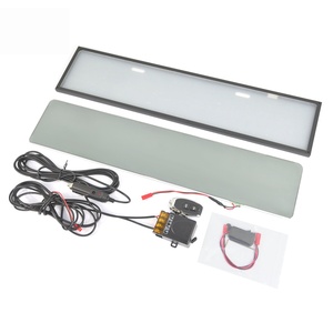 Cadre de plaque d'immatriculation, cadre de plaque d'immatriculation universel multifonctionnel à ouverture rapide avec prise allume-cigare - Product Image 2