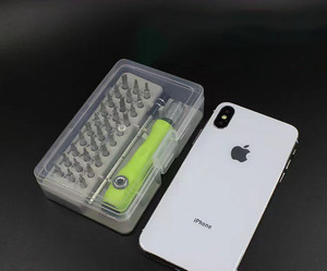 ดอกไขควงอเนกประสงค์แบบพกพาสำหรับใช้ในครัวเรือนชุดซ่อมโทรศัพท์<span class=keywords><strong>32</strong></span>ใน1 - Product Image 2