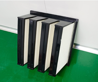 Filter HEPA H13 H14 Media Fiberglass Ukuran Kustom OEM Langsung dari Pabrik untuk Cleanroom, Semikonduktor, Rumah Sakit, HVAC