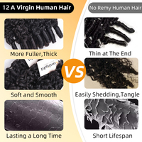 Paquetes de Cabello Natural Rizado Birmano 100% Virgen, Ondulado, para Venta al por Mayor