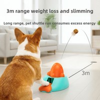 Lanceur de friandises interactif pour chien, jouet de dressage pour animaux de compagnie, compatible avec les friandises granulaires, en blocs ou en barres