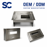 Boîtier en tôle sur mesure OEM ODM, en acier galvanisé, estampage, pliage, peinture en poudre, armoire de contrôle industrielle