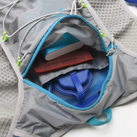Sac d'hydratation léger en nylon pour la randonnée en plein air, sac à dos de randonnée pour hommes et femmes, imperméable, 5L, sac de course à pied, sac de marathon, sac de cyclisme