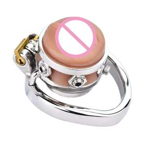 FRRK-411 DIY yapay vajina seti erkek BDSM oyuncak esaret penis chastity kafes vajinal gözenek üretral kafes yeni bekaret esaret oyuncak - Product Image 5