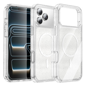 Funda para iPhone 17 Air, estilo original grueso, con bloques de color brillantes, magnética y a prueba de golpes - Product Image 6