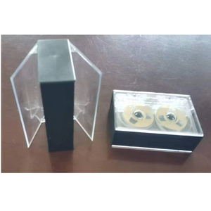 Boîte de rangement pour cassettes double face avec couvercle transparent pour collection de musique rétro, présentation et protection, anti-poussière M - Product Image 5