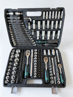Ensemble d'outils à douilles de 216 pièces, kit d'outils manuels pour la réparation automobile, clé à cliquet, boîte à outils combinée pour l'entretien des voitures et des motos