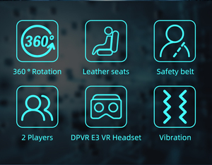 Herovr vui chơi đi xe công viên nhập vai đầy đủ chuyển động thực tế ảo đua 360 9D VR chuyến bay giả lập - Product Image 6