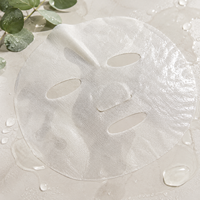 Masque en tissu Y403 34g en velours d'eucalyptus importé, substrat cellulosique invisible pour soin professionnel de la peau OEM