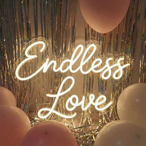 Letrero LED de Neón Romántico con la Frase "Love Always", Letra Personalizada, Luz Nocturna Luminosa de Neón para Bodas, Fiestas, Pedidas de Mano, Eventos, Decoración de Pared - Product Image 6