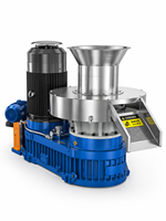 Nouvelle machine à granulés verticale à matrice annulaire à alimentation par ouverture frontale pour granulés de riz, de paille et de bois