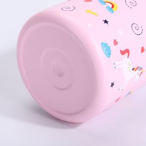 Bouteille d'eau isotherme en acier inoxydable de 12 oz pour enfants, thème spatial, pour usage extérieur, avec poignée pratique et paille - Product Image 5
