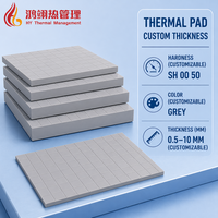 Coussin thermique en silicone 8 W/mK pour CPU et GPU, remplisseur de vide conducteur thermique pour la refroidissement des cartes graphiques d'ordinateurs portables
