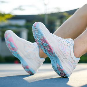 Самая популярная обувь для бадминтона на заказ, обувь для бадминтона для девочек, обувь для бадминтона розовая Спортивная тренировочная, EVA резиновая противоскользящая подошва - Product Image 4