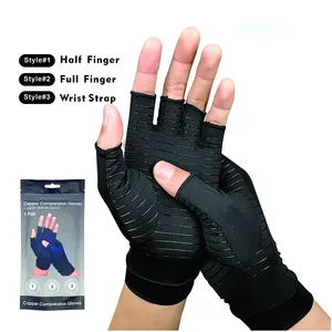 Perfect Computer Typing Gloves Fingerless Arthritis Compression Gloves Copper
