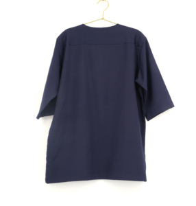 Áo Kurta Malaysia cho nam có cổ khóa kéo và tay ngắn, chất liệu vải co giãn 4 chiều, thiết kế Teluk Belanga - Product Image 2