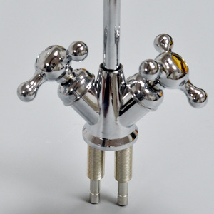 Robinet à double débit pour purificateurs d'eau, col de cygne à trois branches, en acier inoxydable, installation facile, robinet de cuisine - Product Image 1
