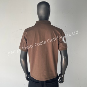 MO704 T-shirt décontracté en maille respirante à coupe classique pour homme, manches courtes, avec logo imprimé, personnalisable, haute qualité, pour le golf - Product Image 4