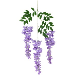 Artificial Realistic Handmade Silk Wisteria Flower Hanging Vine <strong>Decoration</strong> Wedding Long <strong>Branch</strong> Wholesale - Product Image 5
