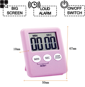 <span class=keywords><strong>2025</strong></span> SW siêu nhanh Mini LCD kỹ thuật số đa quốc gia nhà bếp đồng hồ đếm ngược với chữ số lớn báo động lớn - Product Image 2
