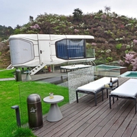 Capsule spatiale modulaire personnalisée, résidence, villa, hôtel, gîte, maison mobile, centre commercial panoramique, attrayante, pratique, très demandée, de haute technologie