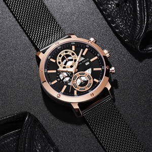 Mini Focus Modern Novel Design Newest 0190G Watch Fashion Men <b>Automatic</b> Stainless Steel Chain Watches - Product Image 2