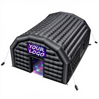 Tente Cube Gonflable Personnalisée, Discothèque Gonflable avec Éclairage, Conçue pour les Applications de Fêtes et d'Événements Commerciaux