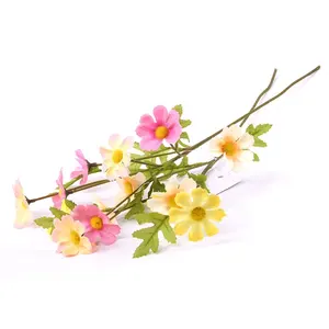 Zhangjiajie simulation flower Yuwi Fuyuan Canton Fair cosmos flower silk chrysanthemum daisy for wedding decor