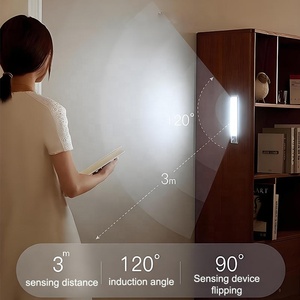 Lampe LED sans fil à détecteur de mouvement pour sous-meuble, rechargeable par USB, magnétique, auto-adhésive, pour cuisine et placard - Product Image 5