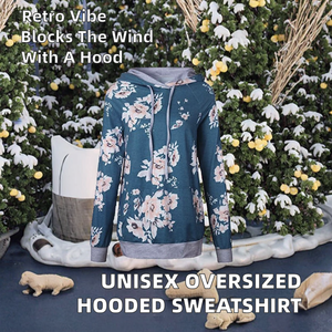 Sweat-shirt à capuche imprimé en cristal respirant et imperméable unisexe pour l'hiver et l'automne pour femmes |   Style décontracté surdimensionné Y2K - Product Image 2