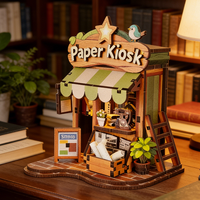 2026 Collection de maisons miniatures en bois Y-TOP, Kit de maison de poupée 3D en bois à monter soi-même avec LED, Artisanat décoratif pour coin lecture