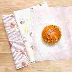 Papel de Envolver Alimentos Biodegradable de Grado Alimenticio Personalizado, Papel Encerado, Papel para Sándwiches y Hamburguesas Personalizado - Product Image 2
