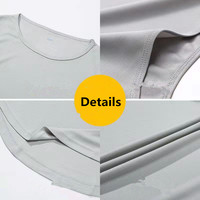 Débardeur d'été personnalisé pour hommes – Vente en gros – Entraînement, fitness, basketball – Polyester respirant tricoté – Style décontracté