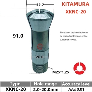 Stuka xi'an <span class=keywords><strong>kitamura</strong></span> XKNC-20 kl20 chính xác Chính trục chính <span class=keywords><strong>Collet</strong></span> mùa xuân thép - Product Image 2
