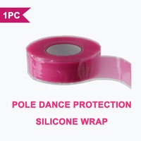 5 pièces par lot, rubans en silicone, rubans adhésifs en caoutchouc de silicone, pour la pole dance, poignée de poteau