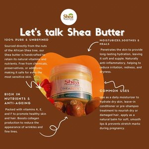 Manteca de Karité Orgánica Sin Refinar Shea Tradition 100mL, Rica en Vitaminas A y E, para Tiendas de Cosméticos y Uso Diario en el Hogar, para Todo Tipo de Piel, Venta al Por Mayor - Product Image 6