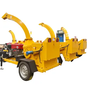 Chinese manufacturer fully automatic wooden products crushing recyclable wood crusher factory