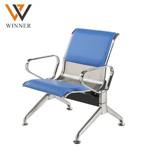 new design 1 seater waiting chair metal public areas airport hospital office single seating