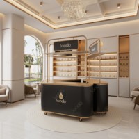 Sundo Maßgefertigter Parfüm-Präsentationsschrank mit LED-Beleuchtung, Duft-Vitrine, Glas-Spenderbar, Langlebiges Wasserdichtes Design für Geschäfte