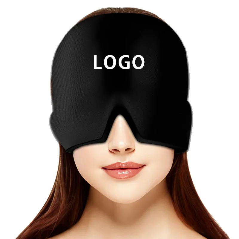 Logo Personalizable Dolor de cabeza Sombrero de gel de hielo Alivio de migraña Gel Terapia Sombrero Gorra