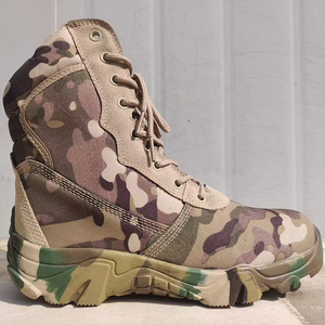 DSF42 Camouflage Tactical <b>Boots</b> Men Lace Up High Top Outdoor All Seasons Breathable <b>Hiking</b> Shoes - Product Image 4