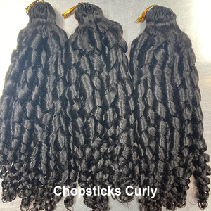 โปรโมชั่น 12A Letsfly ผมโครเชต์ บราซิลเลี่ยนเวอร์จิ้นแฮร์ ติดตั้งง่าย ผมมนุษย์แท้แบบหยิกพม่า  ขนาด 12-30 นิ้ว - Product Image 5