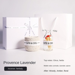 Bougies parfumées dans une boîte-cadeau au détail Parfum d'ambiance avancé Ensemble de bougies d'intérieur en cire de soja de longue durée avec pot de bougie parfumée - Product Image 6
